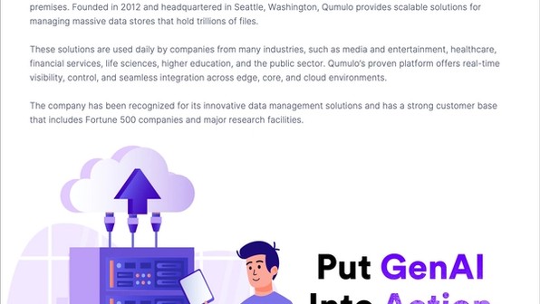 Qumulo: “Semantic App Search” for Tech