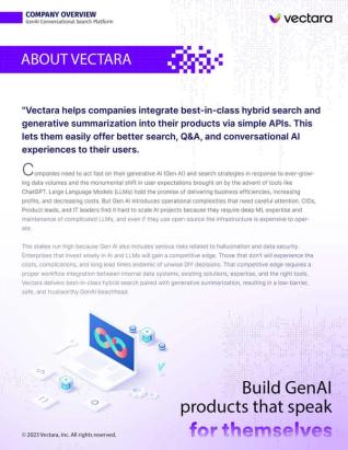 Vectara: Hybrid Search and Beyond [PDF]