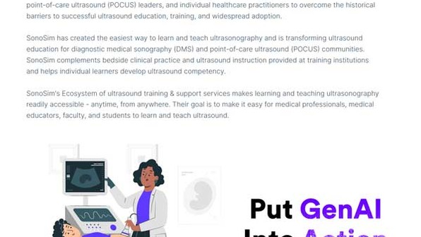 SonoSim: “Question Answering” for Healthcare