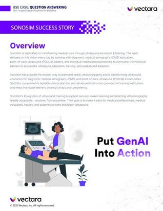 SonoSim “Success Story”