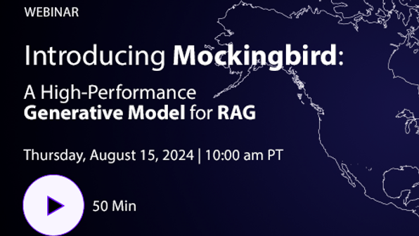 Introducing Mockingbird: A High-Performance Generative Model for RAG