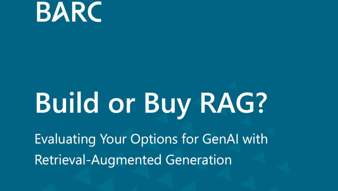 BARC Build or Buy RAG